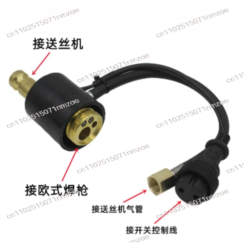 

Fitting Euro Connector for P Style Welding Torch Gun Adapter for Welder Wire Feeder