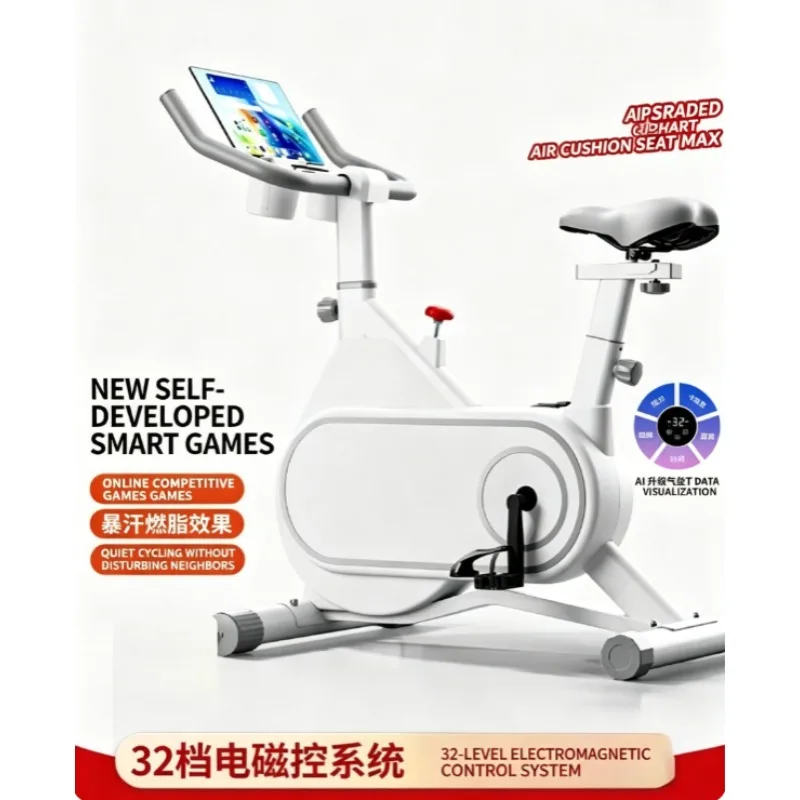 Silent Magnetic Resistance Spinning Bike Compact Indoor Exercise Cycle For Home Weight Loss Fitness Training
