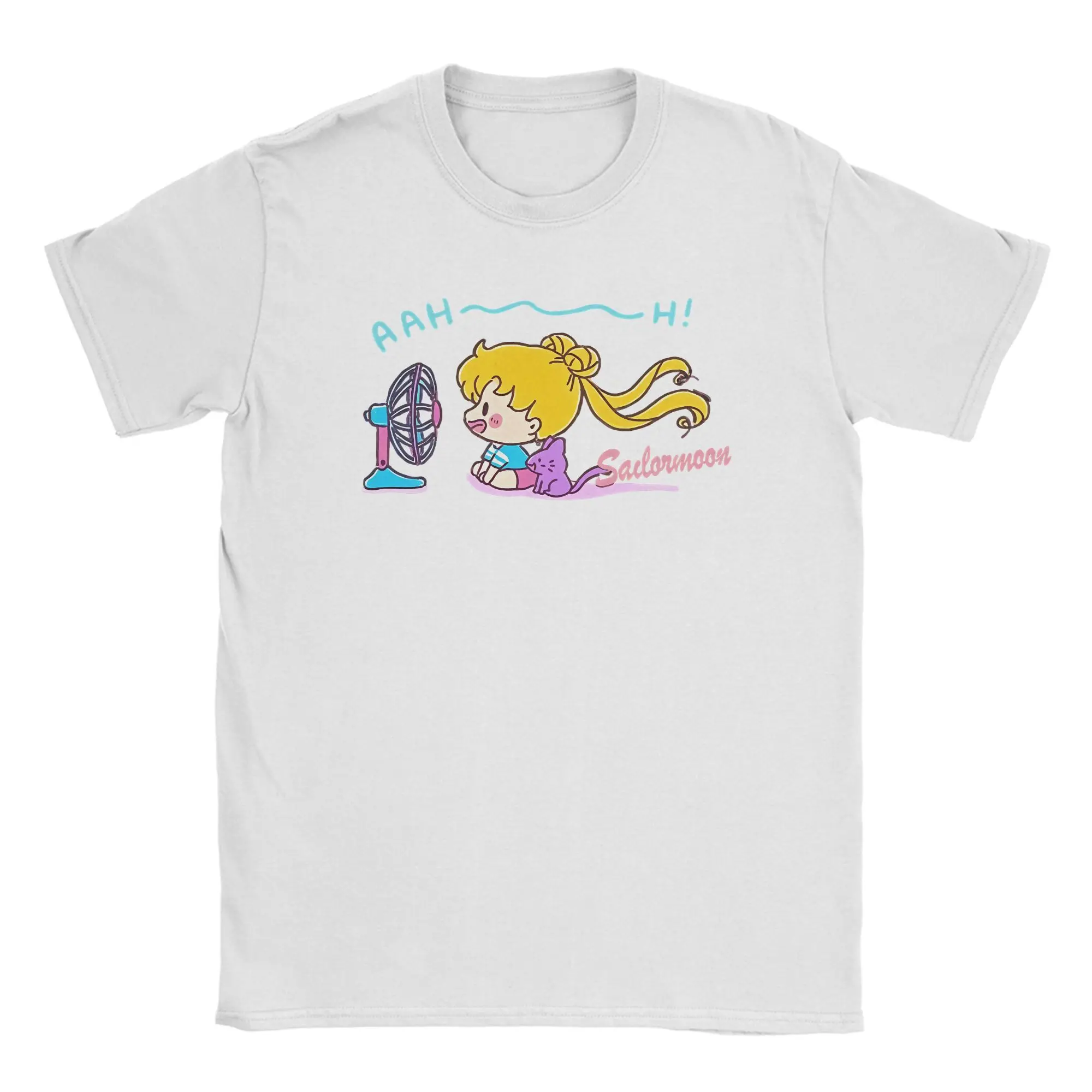Sailors Moons summer Day T Shirt Unisex Cotton Clothing Hip Hop Round Neck Short Sleeve