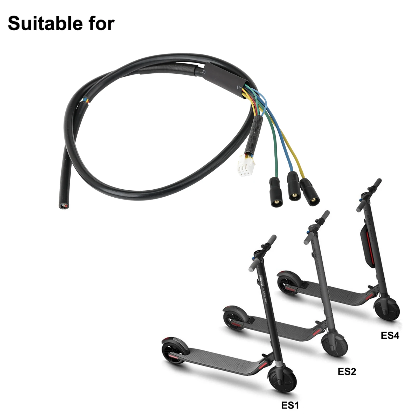 Cabo do motor para Ninebot ES1, ES2, ES4, Scooter elétrico, fios do motor, controlador de bicicleta elétrica, Link Interface Repair Parts