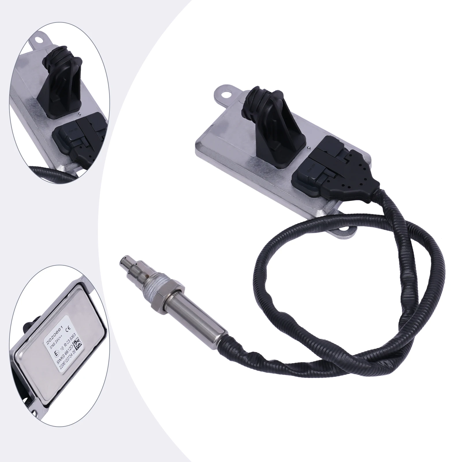 

Датчики азота и кислорода, датчик кислорода Nox 24 В для Scania, серебристый, черный