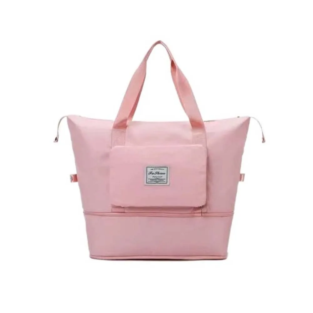 

Oxford Carry On Travel Bag Foldable Scalable Sports Fitness Bags Waterproof Wet Dry Separation Storage Handbag Business