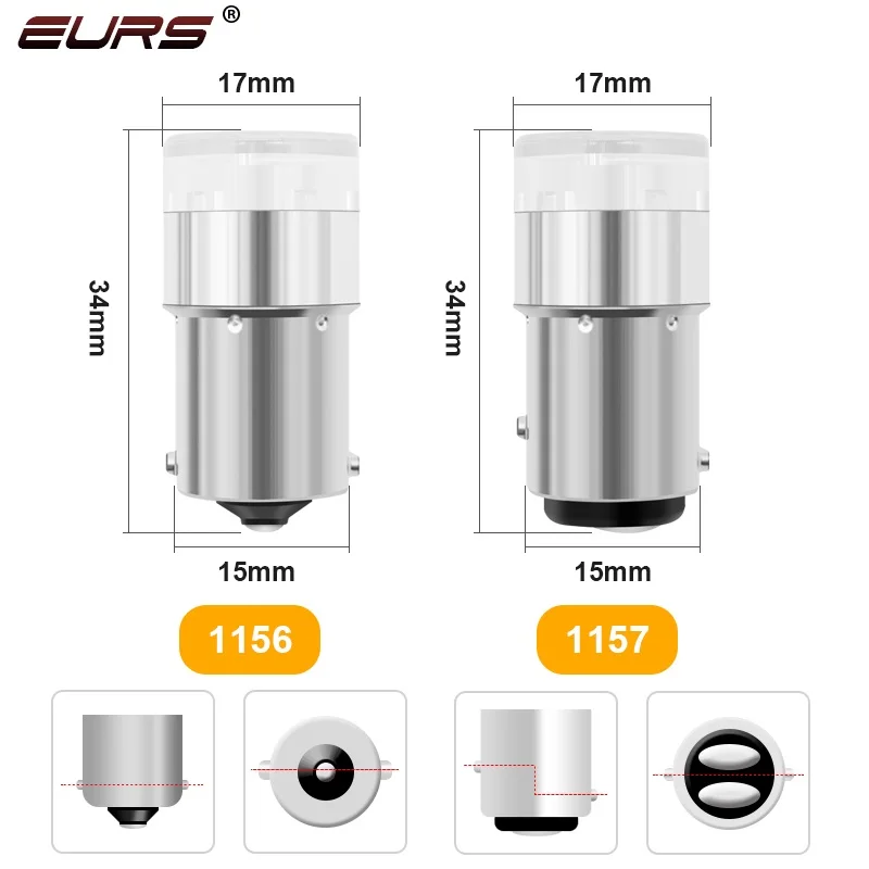 1x P21W Ba15S 1156 фонарь BAY15D 1157 Автомобильная фонарь поворота COB авто задний тормоз задняя парковка Фонарь 12 В белый красный желтый