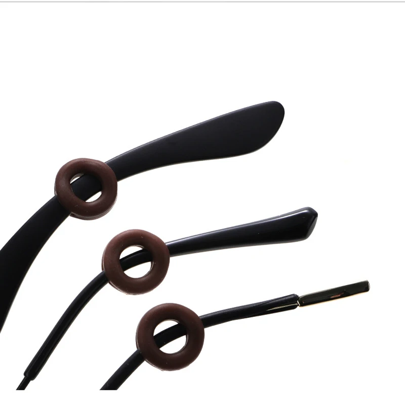 10Pcs/set Round Glasses Anti-slip Silicone Ear Grip Ear Hook Stopper Bracket Fastener Eyewear Hold Accessories view 3