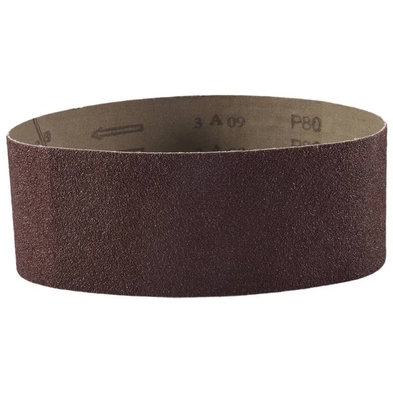 

ABHB-3X21 Inches(75X533mm) Aluminum Oxide Sanding Belt 15 Pack Sanding Belts ( 80 120 180 240 400 Grits) For Belt Sander