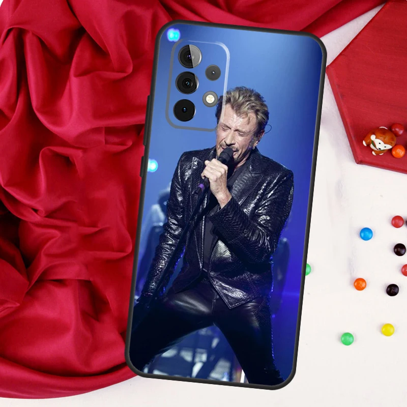 Johnny Hallyday Music Case For Samsung Galaxy A54 A34 A14 A51 A71 A12 A22 A32 A52 A13 A23 A33 A53 A73 Coque