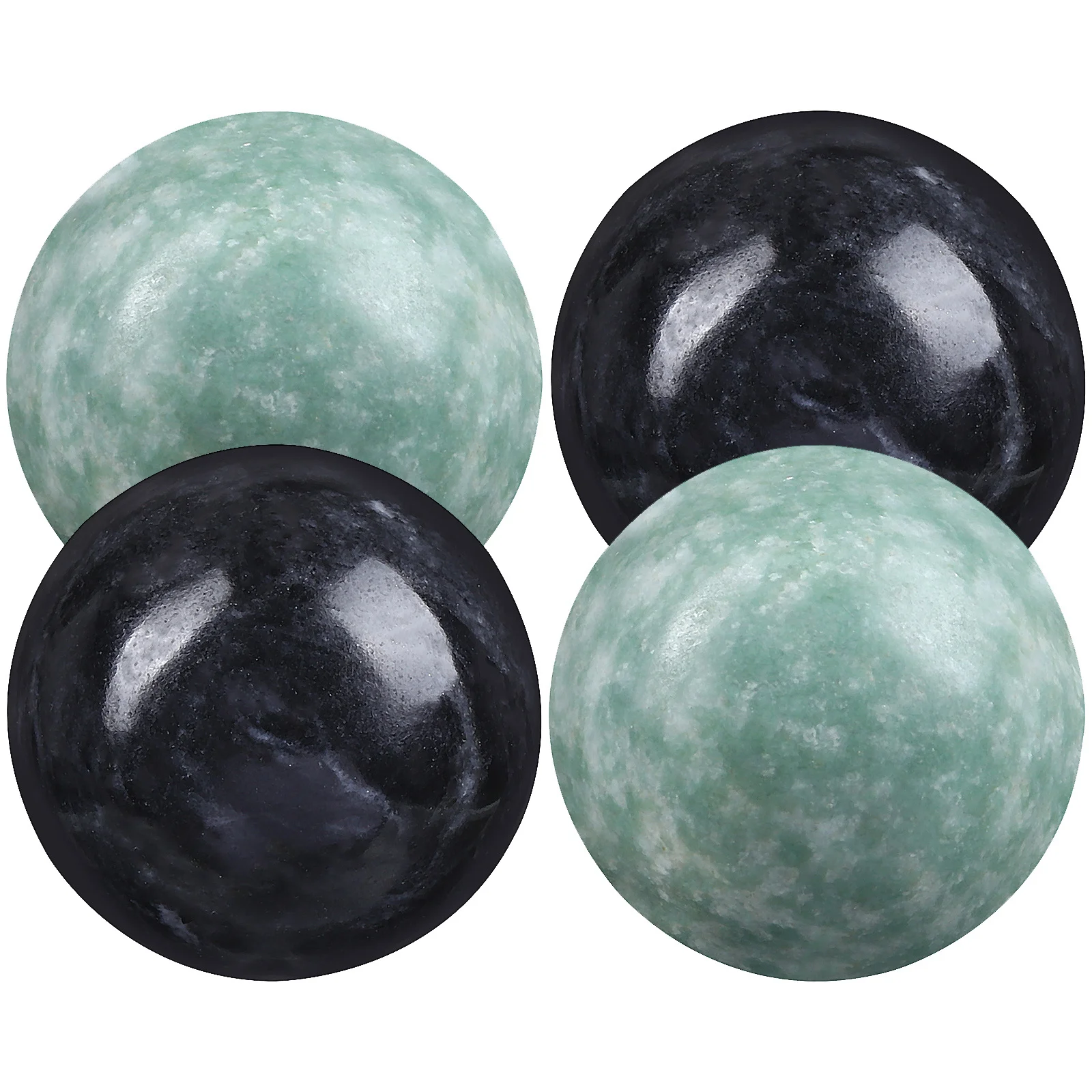 

2Sets High Quality Marble Massage Hand Balls Ergonomic Design for Hand Fitness Acupoint Stimulation and Nerve Relaxation