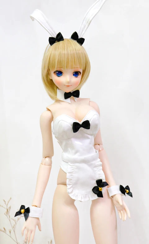 

[wamami] White Bunny Girl Set For 1/4 MSD 1/3 SD DDM DDL AOD Doll Dollfie Outfits