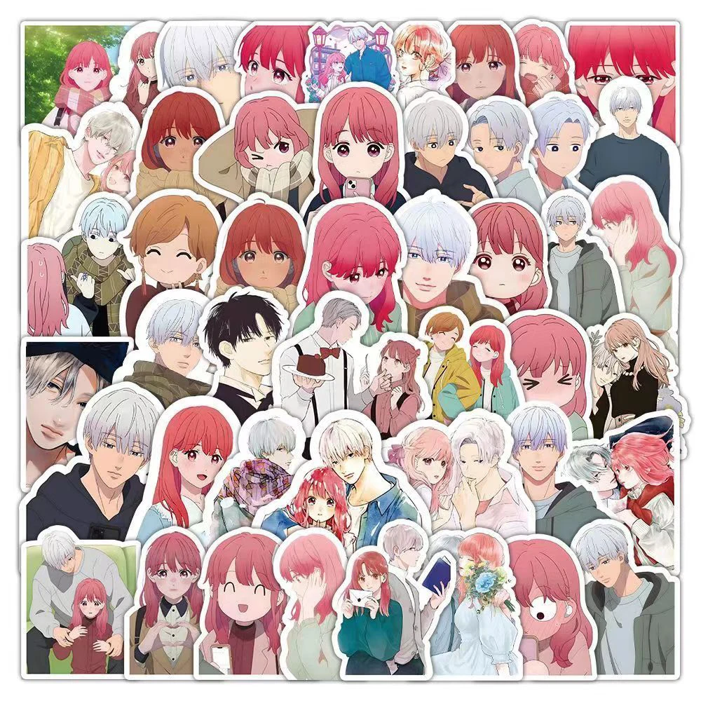 

10/30/50pcs Anime A Sign of Affection Stickers Kawaii Yuki Girls Sticker Scrapbooking Phone Suitcase Laptop Decoration Decal