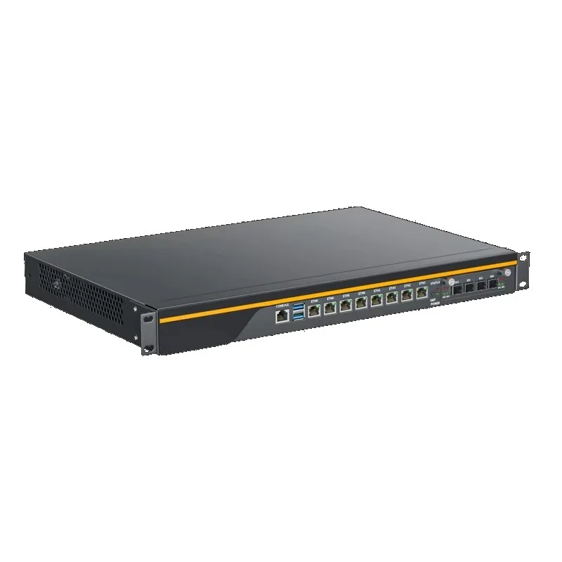 

1U B760 Lga 1700 Cpu I7 13700 2*Ddr5 Sodimm 8*Intel I226 4*10G SFP GPIO RS232 PCIE Mini Pc Gen 12/13Th Industrial Firewall