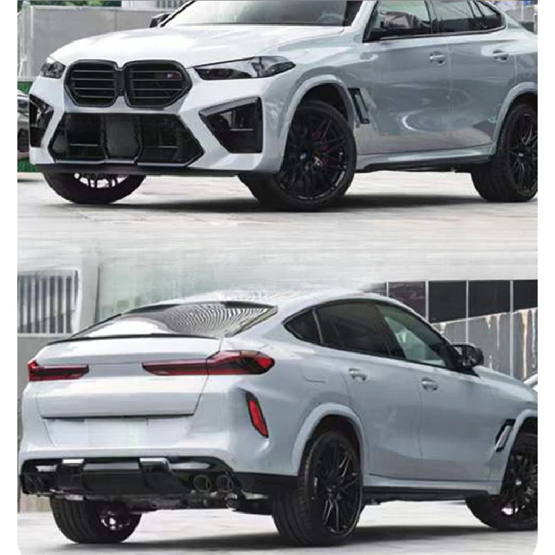 Suitable for X6 G06 late-model modification 1:1 X6M front and rear bumper assembly with four-wheel arches large body kit