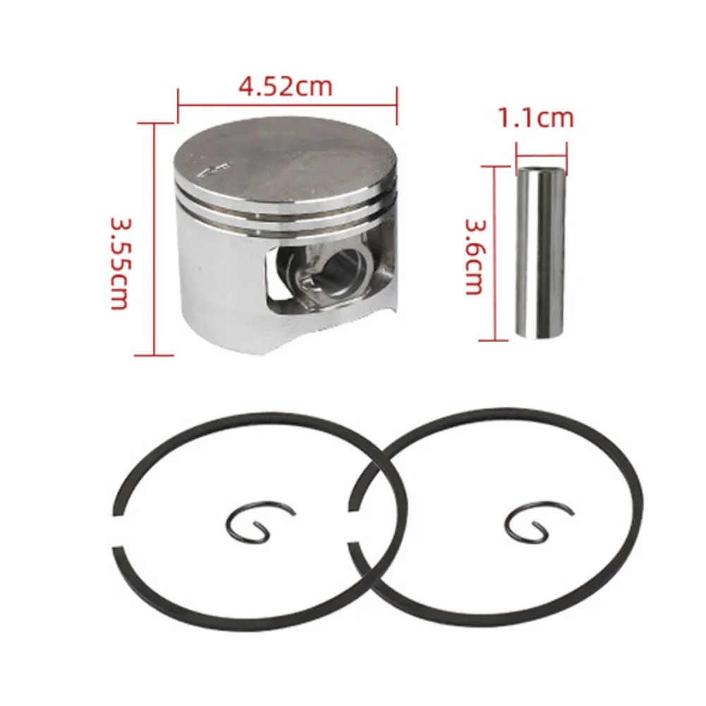 

For Piston Kit for For Echo PB580H PB580T 46MM Engine Overhaul Set Compatible with OEM P021048140 Precision Fit Design
