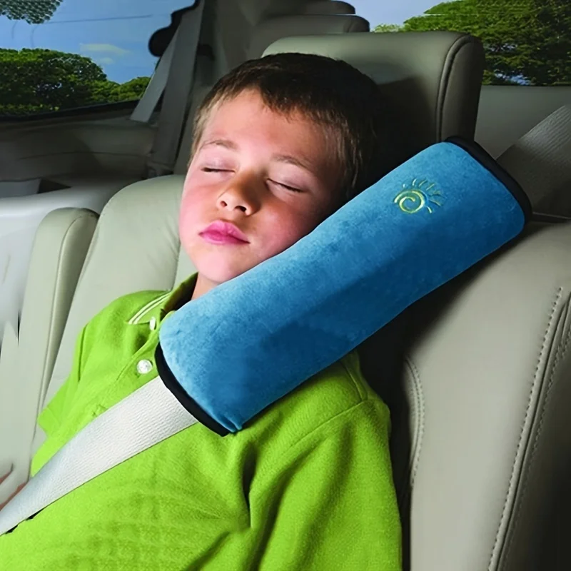 1pc Car Child Safety Shoulder Guard Seat Belt Adjustment Retainer Anti-Strangle Neck Seat Belt