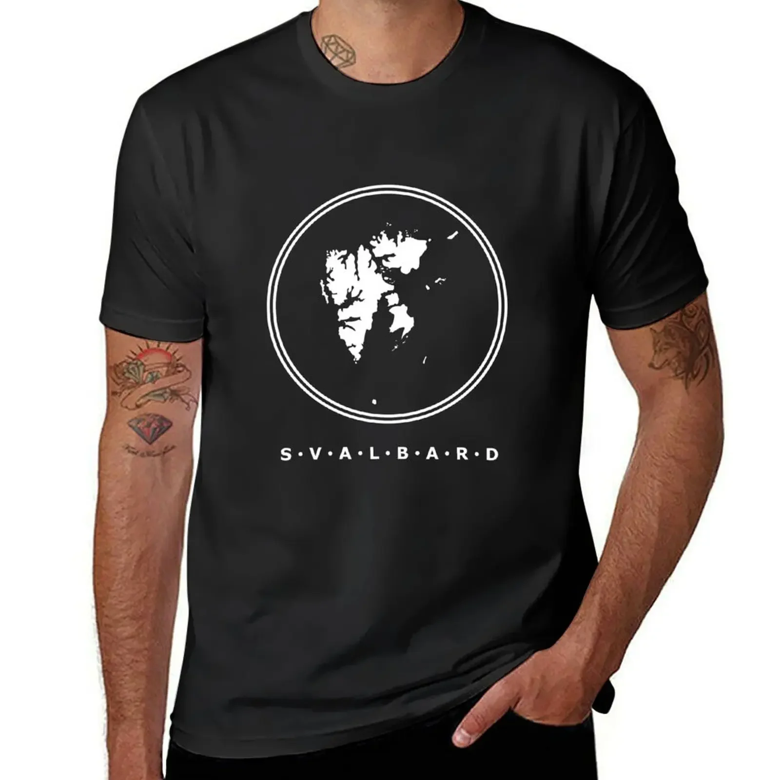 Svalbard From Above T-Shirt anime t shirts custom t shirt plain black t shirts men