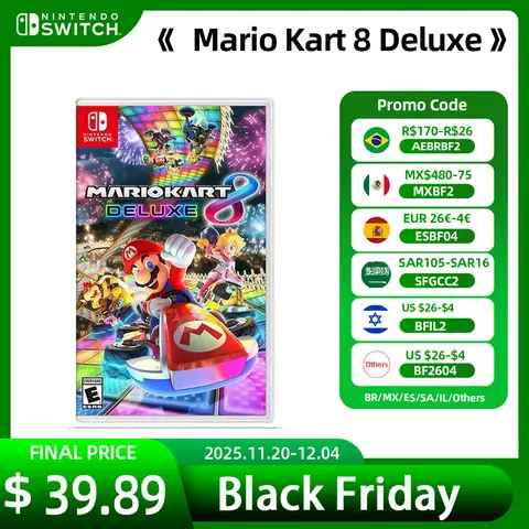 Mario Kart 8 Deluxe – Nintendo Switch-Spielangebote, unterstützt 13 Sprachen, TV-Tisch-Handheld für Switch OLED Lite-Konsole