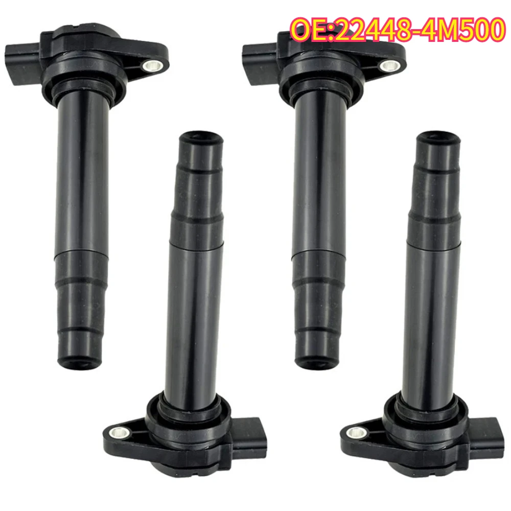 

Высококачественные новые катушки зажигания (4 шт.) 22448-4M500 для Nissan SENTRA 01-00, ALMERA II 2000, PRIMERA 1996-2001