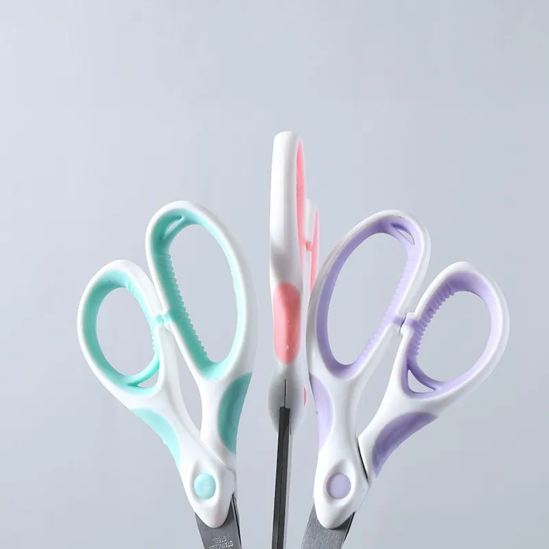 3-Specification Colored Scissors, Creative Student Office Supplies, Multi-Purpose Scissors, Suitable For Office And School Stati