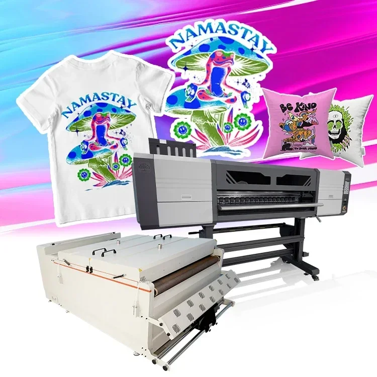 Industrial High-Speed 8 Heads I3200 DTG DTF Printer with Shaker 120cm 48sqm/h Technical Support Included
