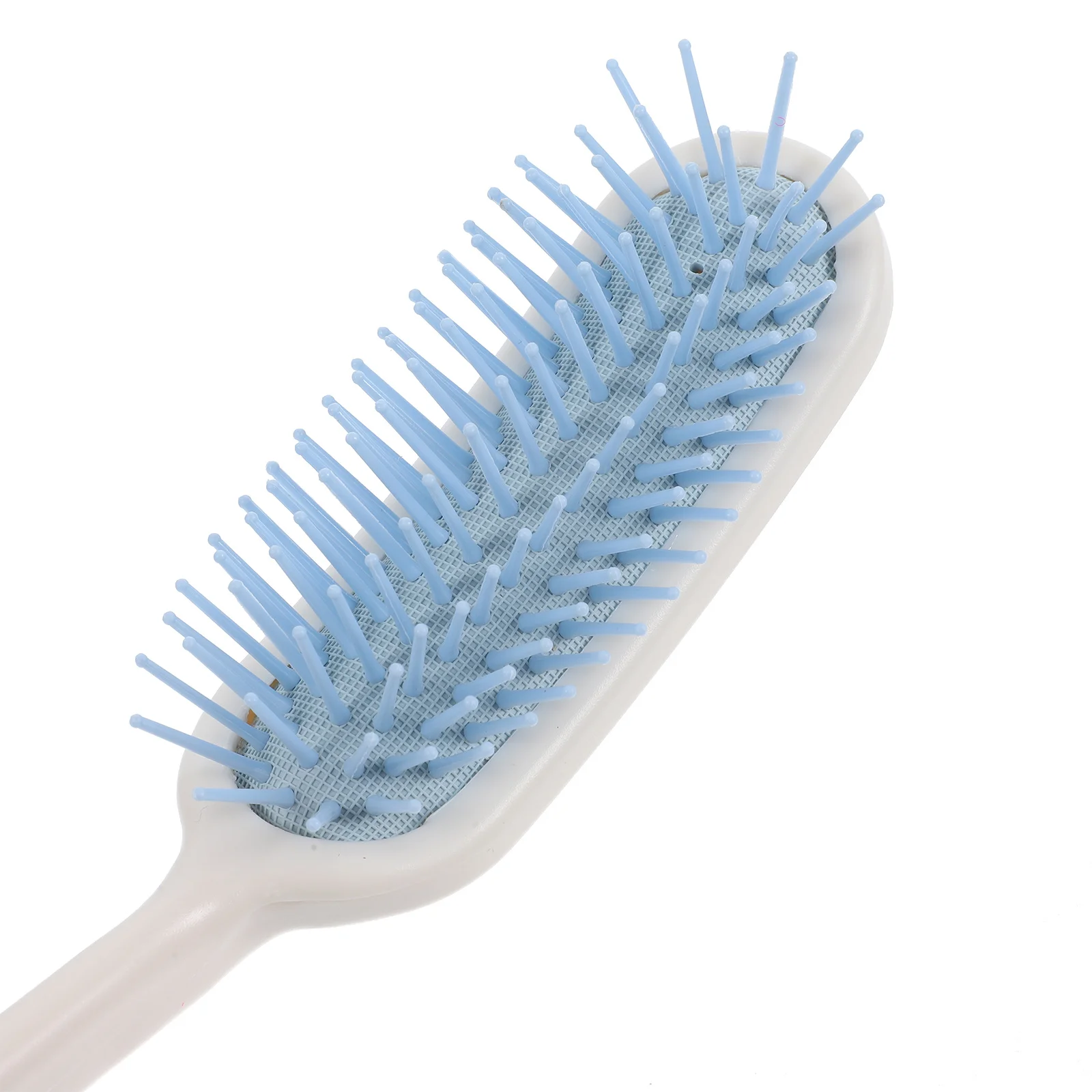

35cm Curved Long Handle Comb for Elderly Disabled People White Blue Durable Practical Ergonomic Design All Hair Types