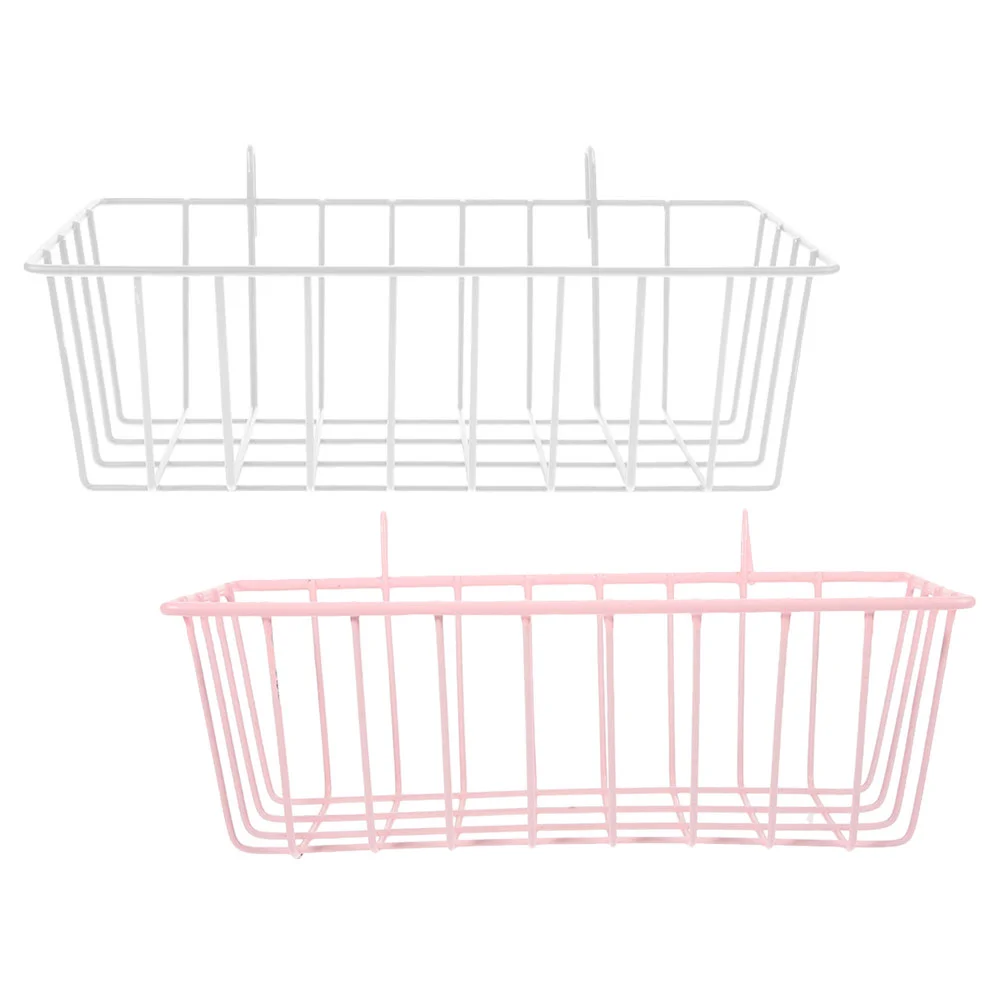 

2 Pcs Rabbit Feeder Burgess Wicker Storage Basket Guinea Pig Cages Accessory Animal Rack Hay Small Animals