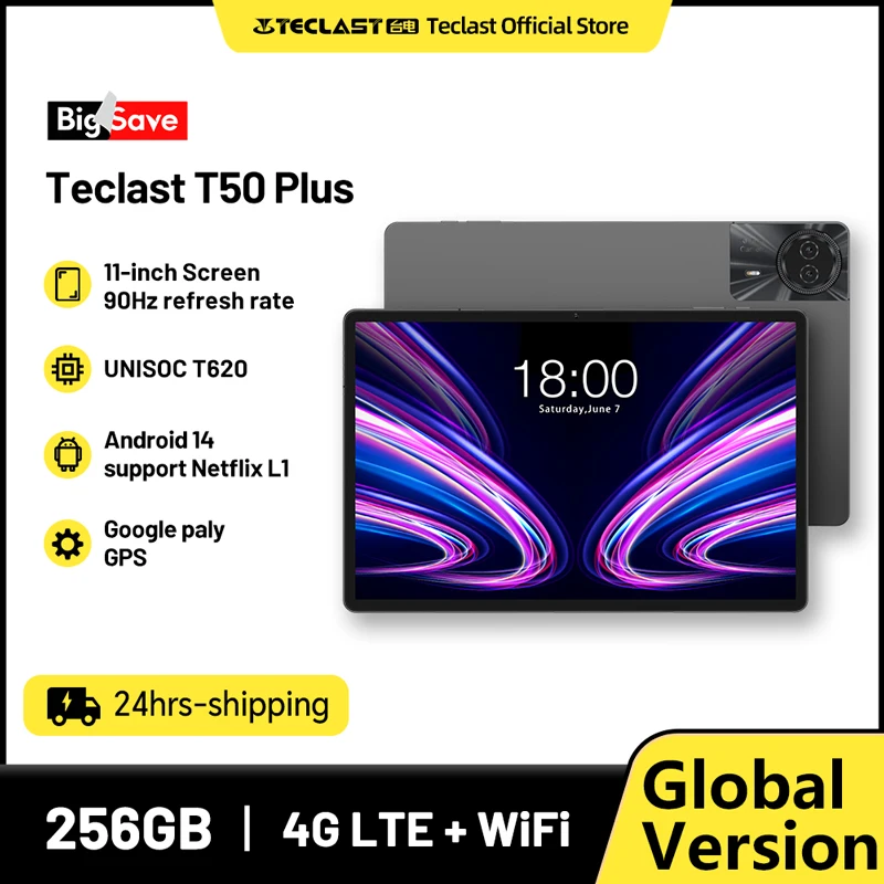 【New】Teclast T50 Plus Android 14 Tablet 11