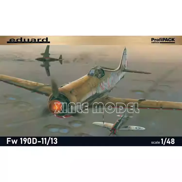 

Eduard Plastic Assembled Aircraft Model Kit 8185 Fw-190D-11/D-13 1/48