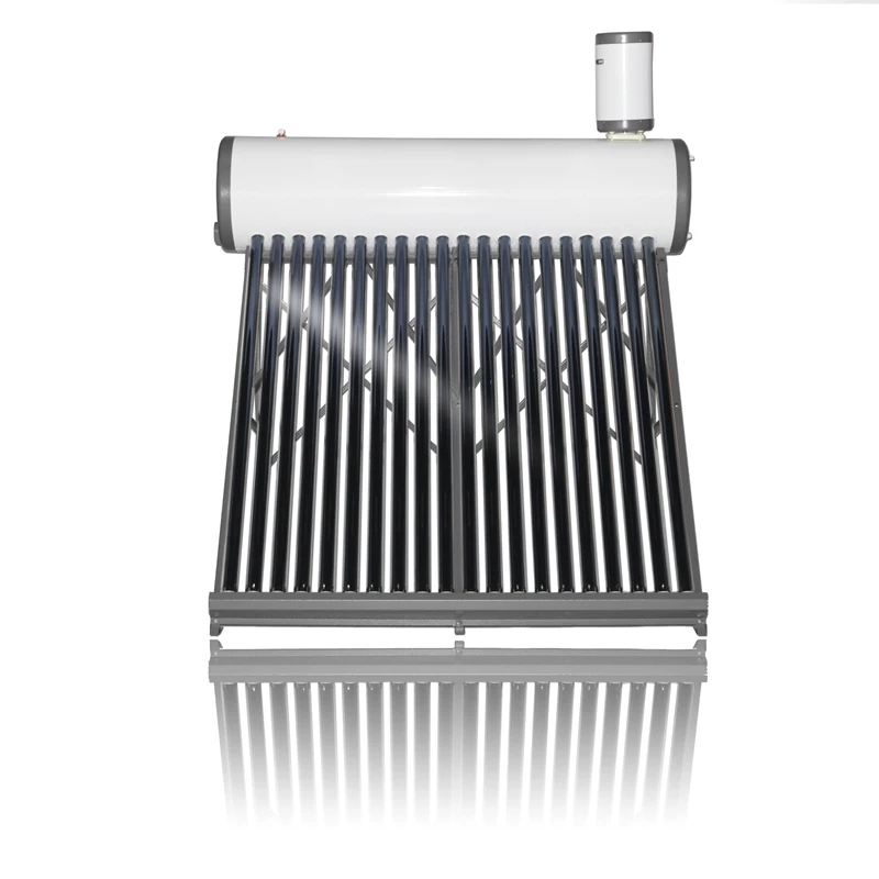 Solar Keymark Certificate New Design Solar Water Heater Preheat Copper Coil Vacuum Tube Type Solar Water Heaters