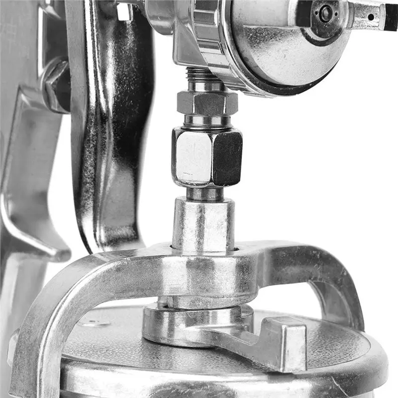 AB02 PQ-2 Pneumatic Paint Spray Gun, Hand Held Paint Sprayer 1000Ml 2.0Mm Nozzle Adjustable Suction Type Siphon Feed