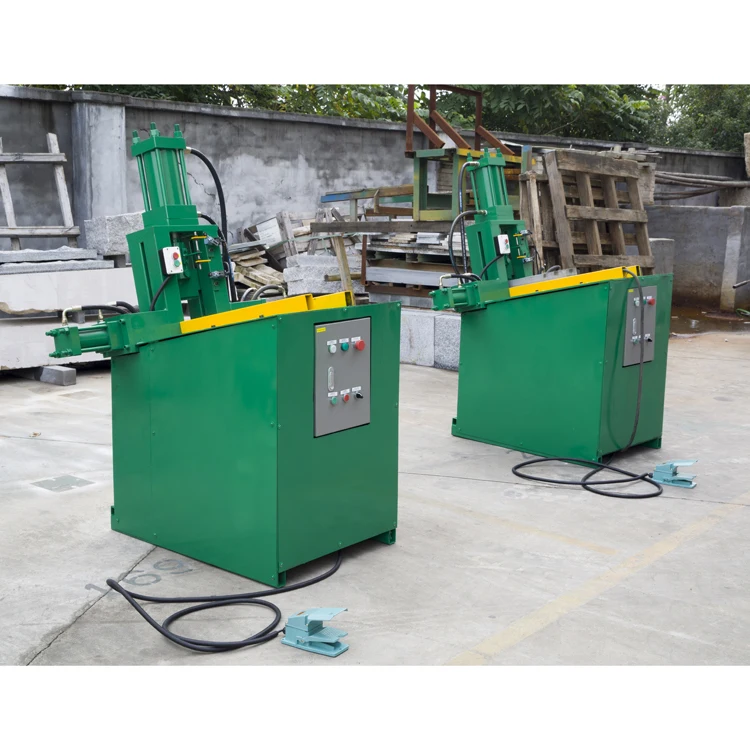 Rustic Finished Electric Automatic Cubic Paving Stone Cutting Machine Supplier in China for 10*10cm Cubic Stone