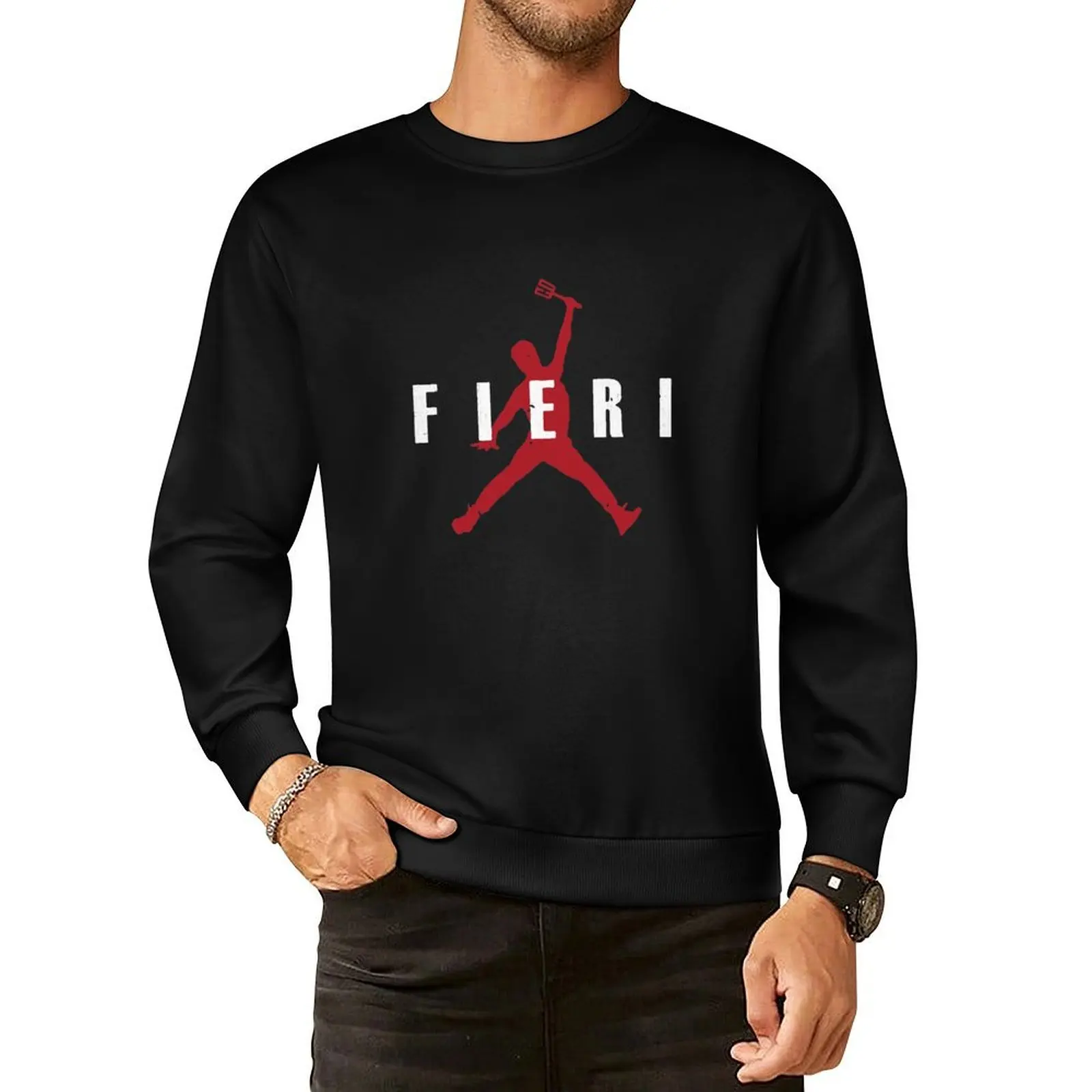 

Air Guy Fieri Jump Chef Parody Pullover Hoodie men wear aesthetic clothing oversize sweatshirts