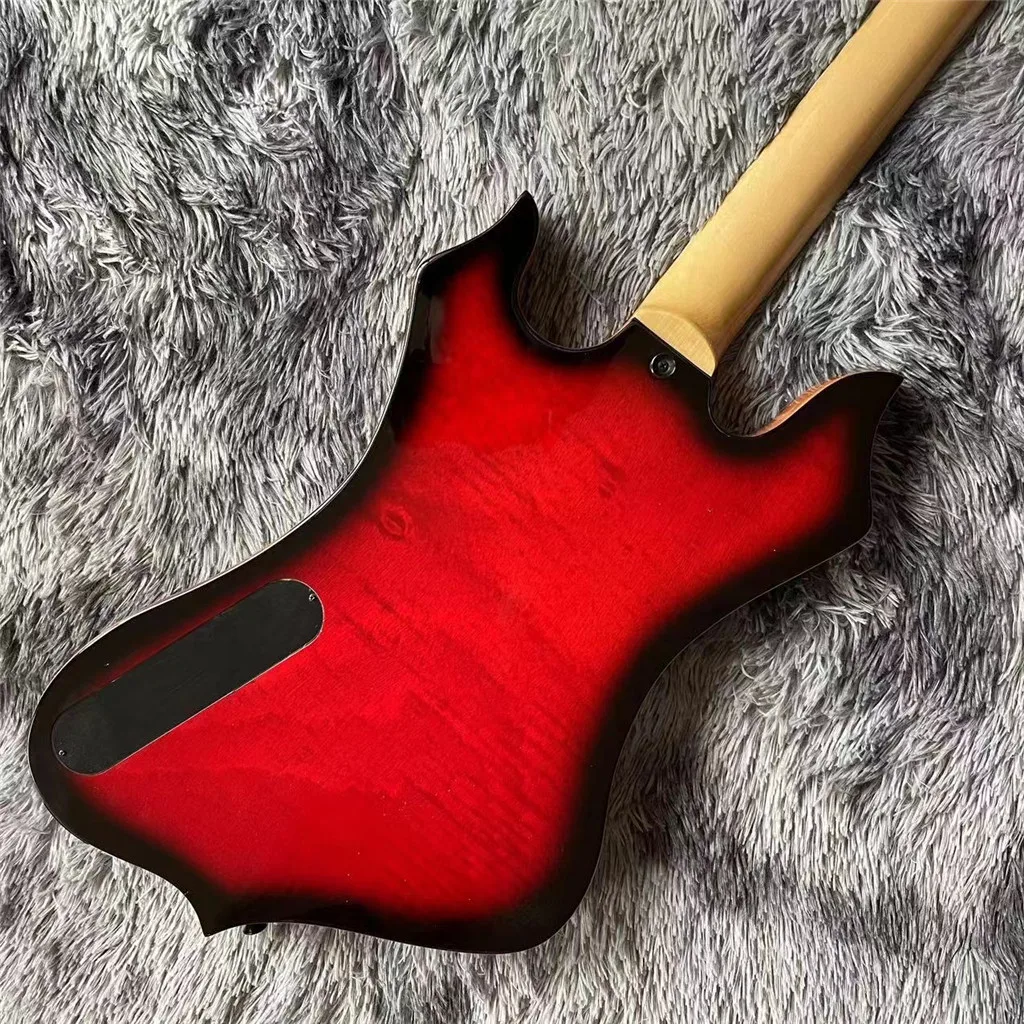 New Arrival Custom strange red Electric guitar with rosewood fingerboard , black hardware , maple neck , high quality guitarra