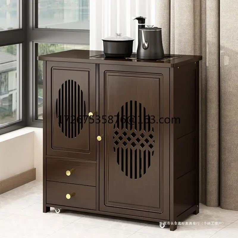 

Tea table side cabinet Tea table Household kettle Integrated office Tea set Locker Chinese cabinet