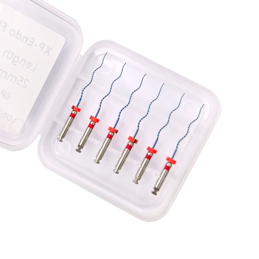 

Стоматологический XP-Endo Finisher для начальной обработки 25 # Повторное лечение 30 # Эндодонтические файлы 25 мм, синие, термоактивируемые, 6 шт./упаковка