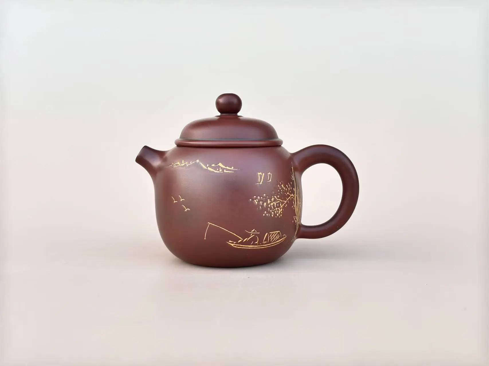 

120CC Qin Zhou Nixing Naive Ceramic Qinzhou Ni Xing Tao(Not Yixing Clay Teapot)Mi NI teapot RI JIN TONG JIN for Puer oolong