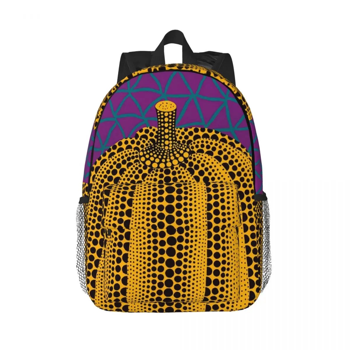 

Yayoi Kusama Art Pumpkin Backpack Hot Sale Daypack Large Capacity Boys Girls BookBag Shoulder Bags for Men Women Kids School Bag