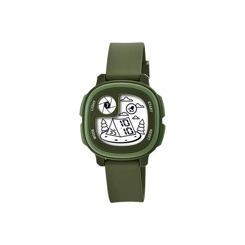 Kinderen elektronisch horloge sport gepersonaliseerde jongens en meisjes wekker timing waterdicht student cijfer polshorloge