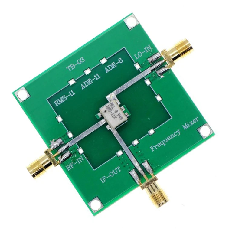 RMS-11 5-1900MHz تردد الراديو الترددات اللاسلكية صعودا وهبوطا تردد تحويل وحدة خلاط السلبي اللون الأخضر