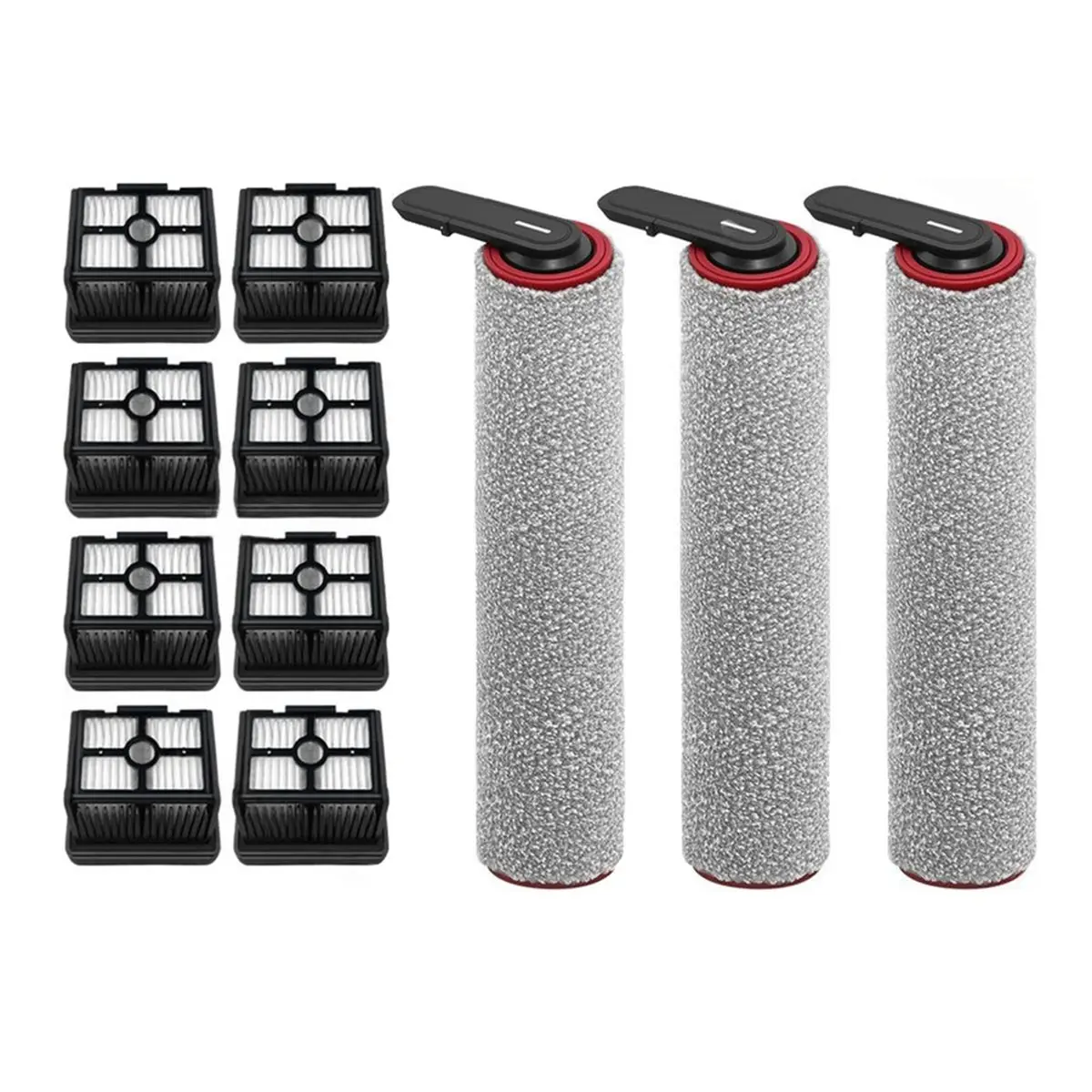 

T80C! For M10 Cordless Wet Dry Vacuum Cleaner Replacement Parts Roller Brush HEPA Filter Accessories