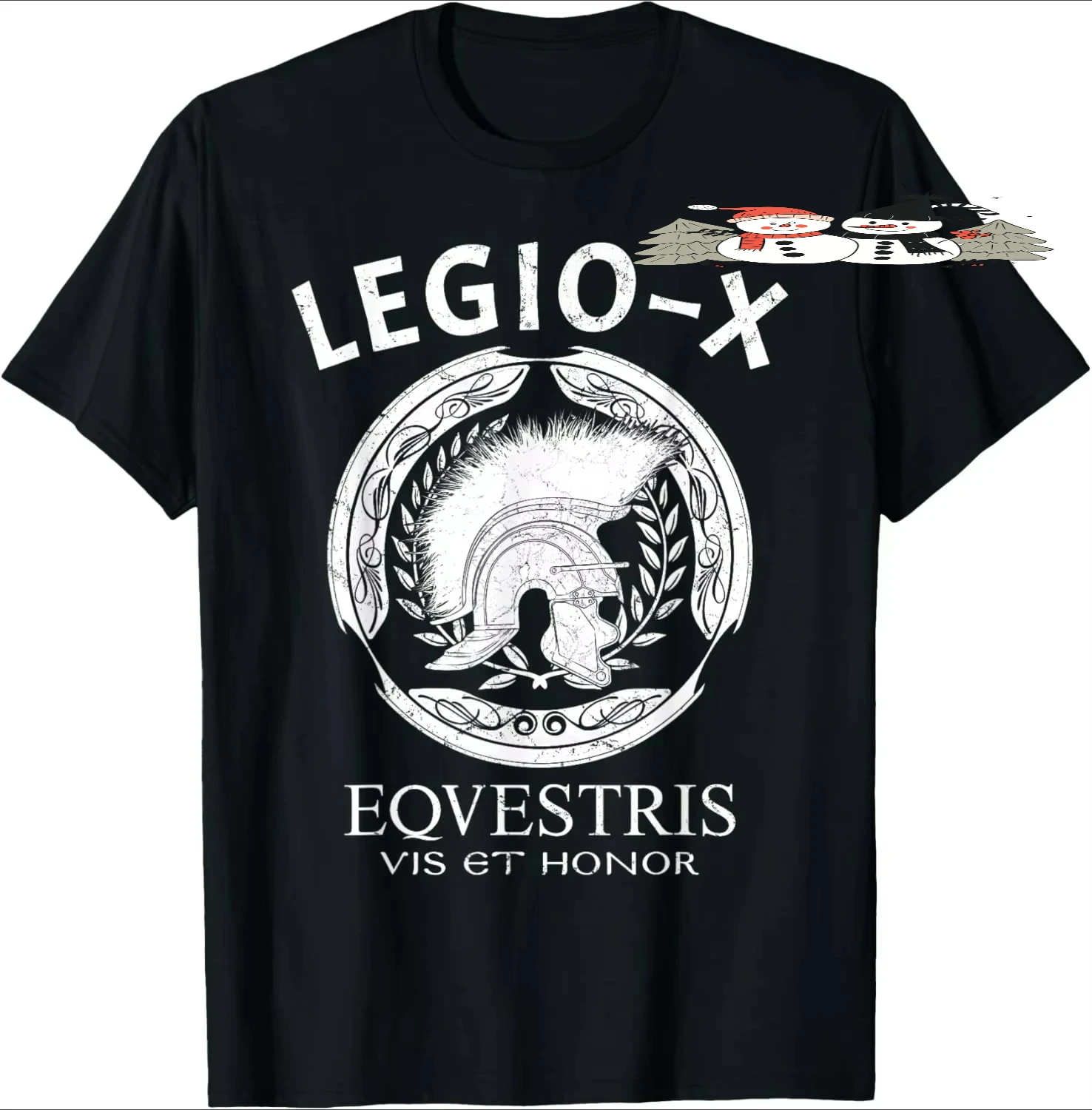 LEGIO X Equestris Roman Centurion Vis Et Honor Roman Legion T-Shirt 100% Cotton O-Neck Short Sleeve Summer Casual Mens T-shirt