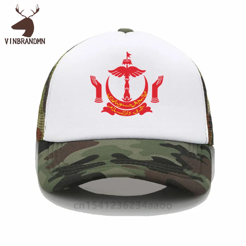 Nation of Brunei Men Baseball Caps New Fashion Nation Team 100% Cotton Bucket Hat Country Sports Flag BRN Bruneian Fishing Hats