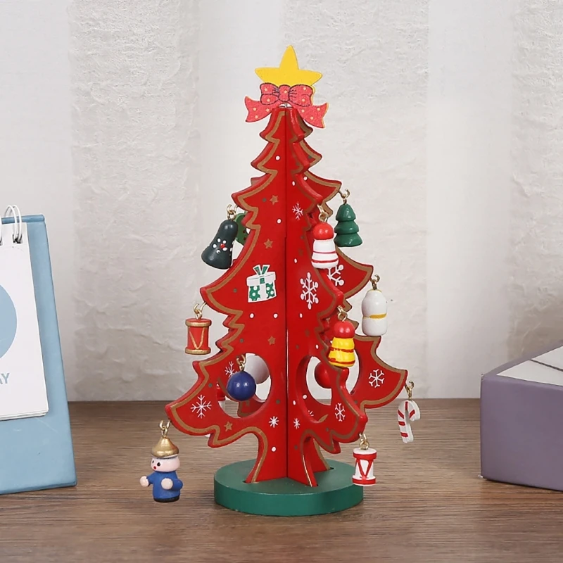 Houten Kerstboom Sculptuur Perfect Cadeau En Decoratief Stuk Voor Kerstvieringen Vakantie Decoratie