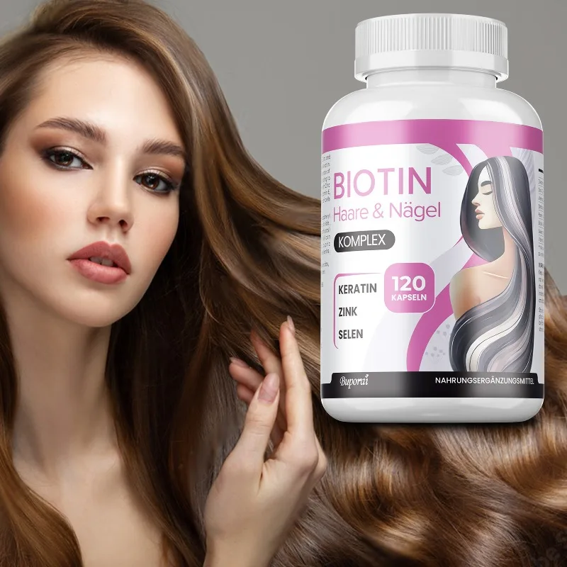 

Biotin Supplements - Promotes Cellular Energy Production, Increase Skin Elasticity, Strengthens Nails, Joints and Bones