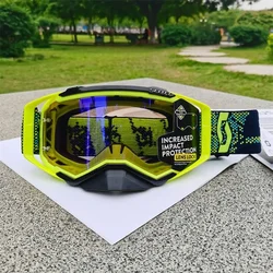 Gogle motocyklowe okulary wiatroszczelne Motocross Off-kolarstwo szosowe Moto motor terenowy MX MTB jazda na świeżym powietrzu akcesoria kask sportowy