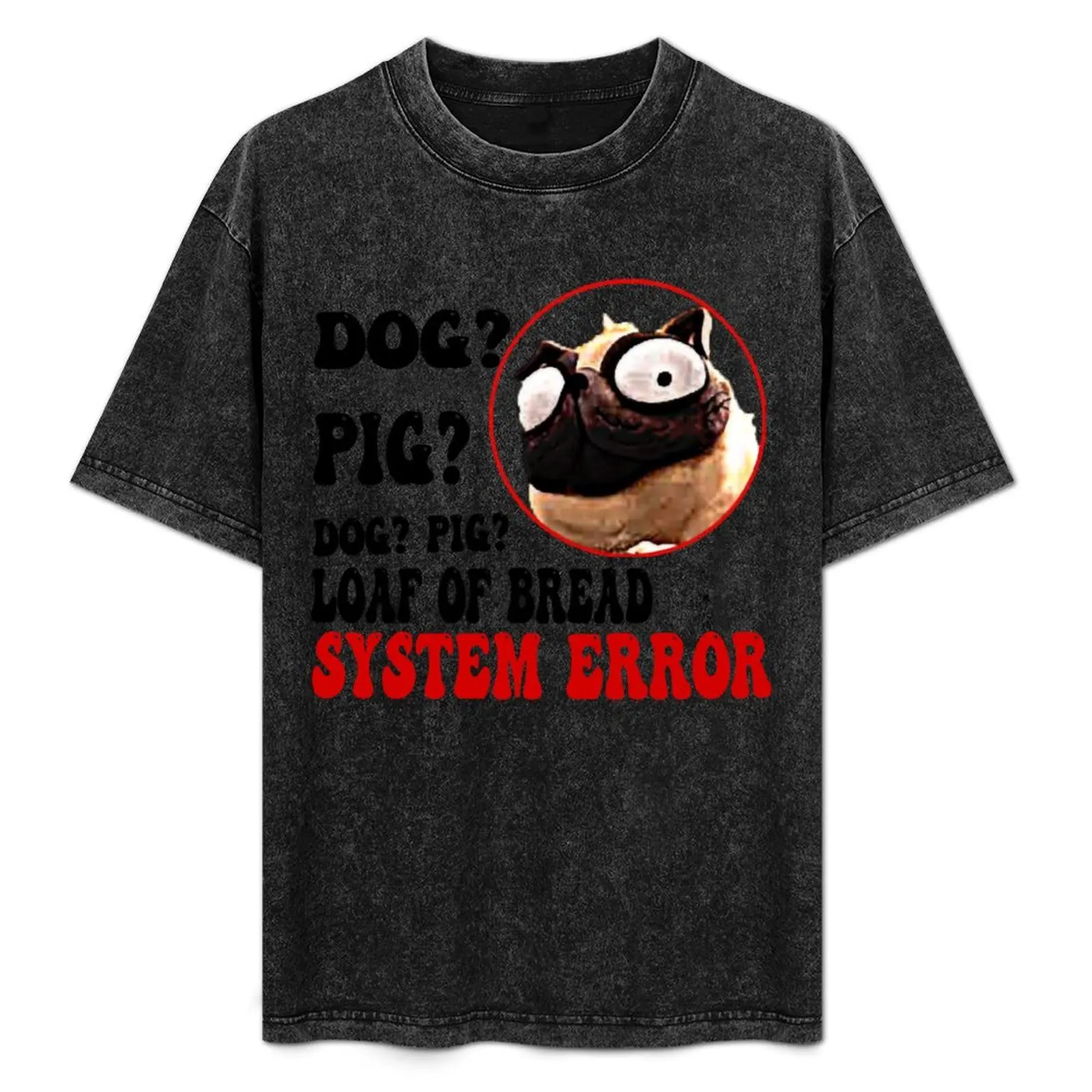 

Dog Pig System error theMitchells Vs The Machines T-Shirt Casual Holiday Short Sleeve Tee