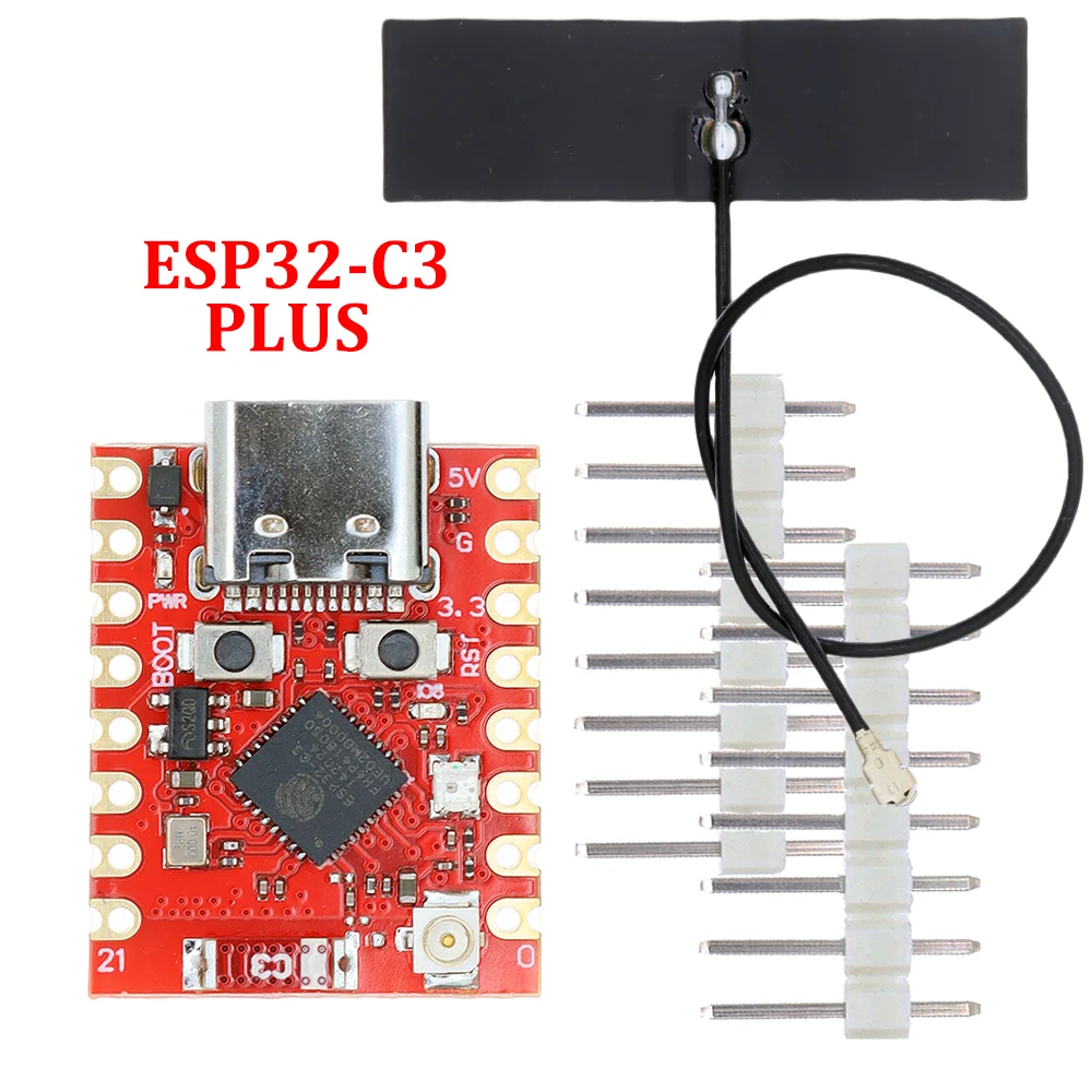 TENSTAR ESP32-C3 SuperMini Plus Development Board WiFi Bluetooth ESP32 C3 Super mini V2.0 Red Board