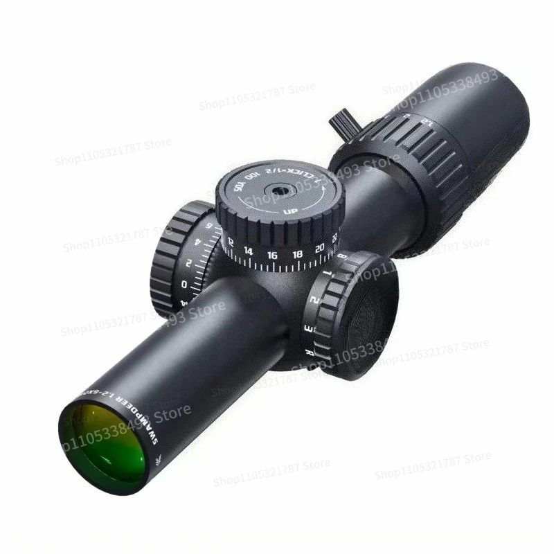 For Night Vision Wide-angle Speed Sight High Definition Cross 5 Telescope 1.2-6 Times Mirror Slingshot