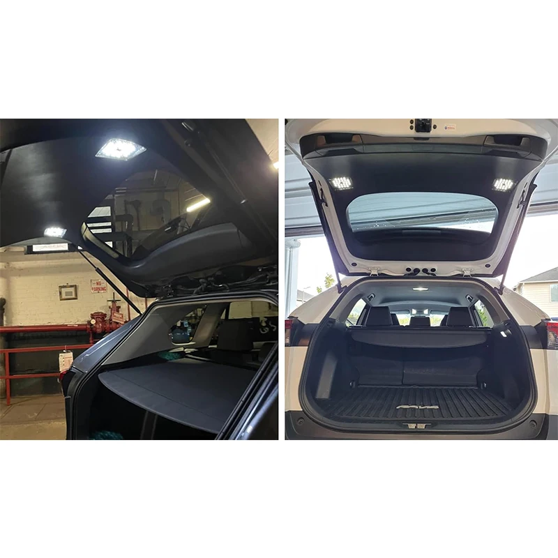 2 Stück LED-Kofferraumbeleuchtung für Toyota RAV4 Zubehör Heckklappe Kofferraumdeckel Kofferraumbeleuchtung Kofferraumdeckenbeleuchtung 2019-2024 – Detail 9