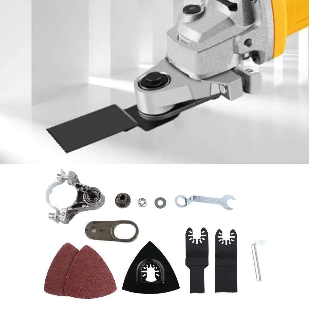 

Универсальная угловая шлифовальная машина с сокровищами на универсальную угловую шлифовальную машину для резки и полировки, универсальный адаптер для головки, осциллирующее преобразование