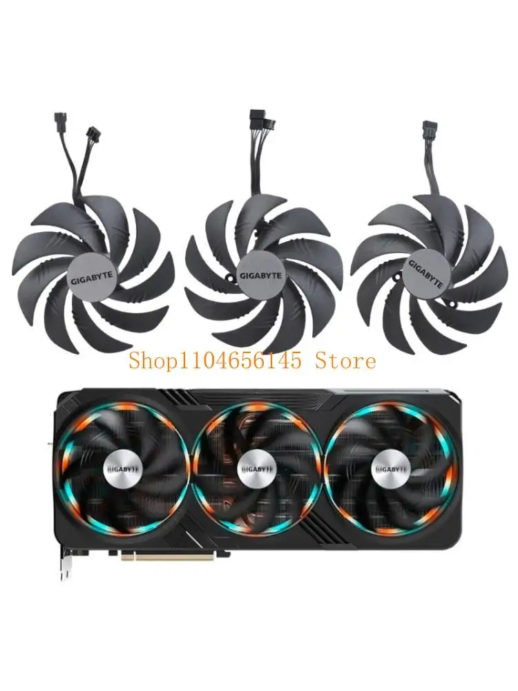 

652F 105mm 12V 4Pin Graphics Card Cooling Fan for Rtx4090 OC GAMING Coolers VGA Fan as Replacement T129215SU