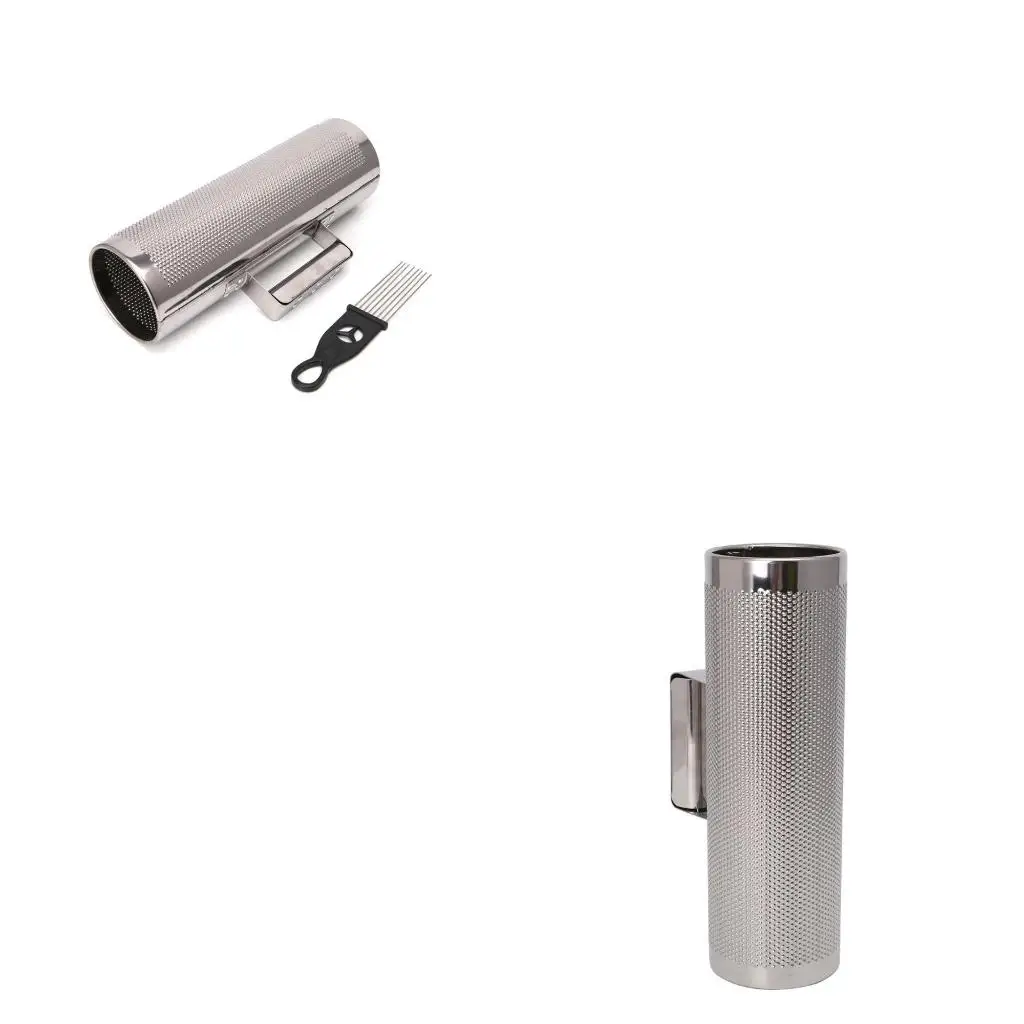 Q39E Stainless Steel Guiro with Scraper Percussion Musical Instrument Training Tool